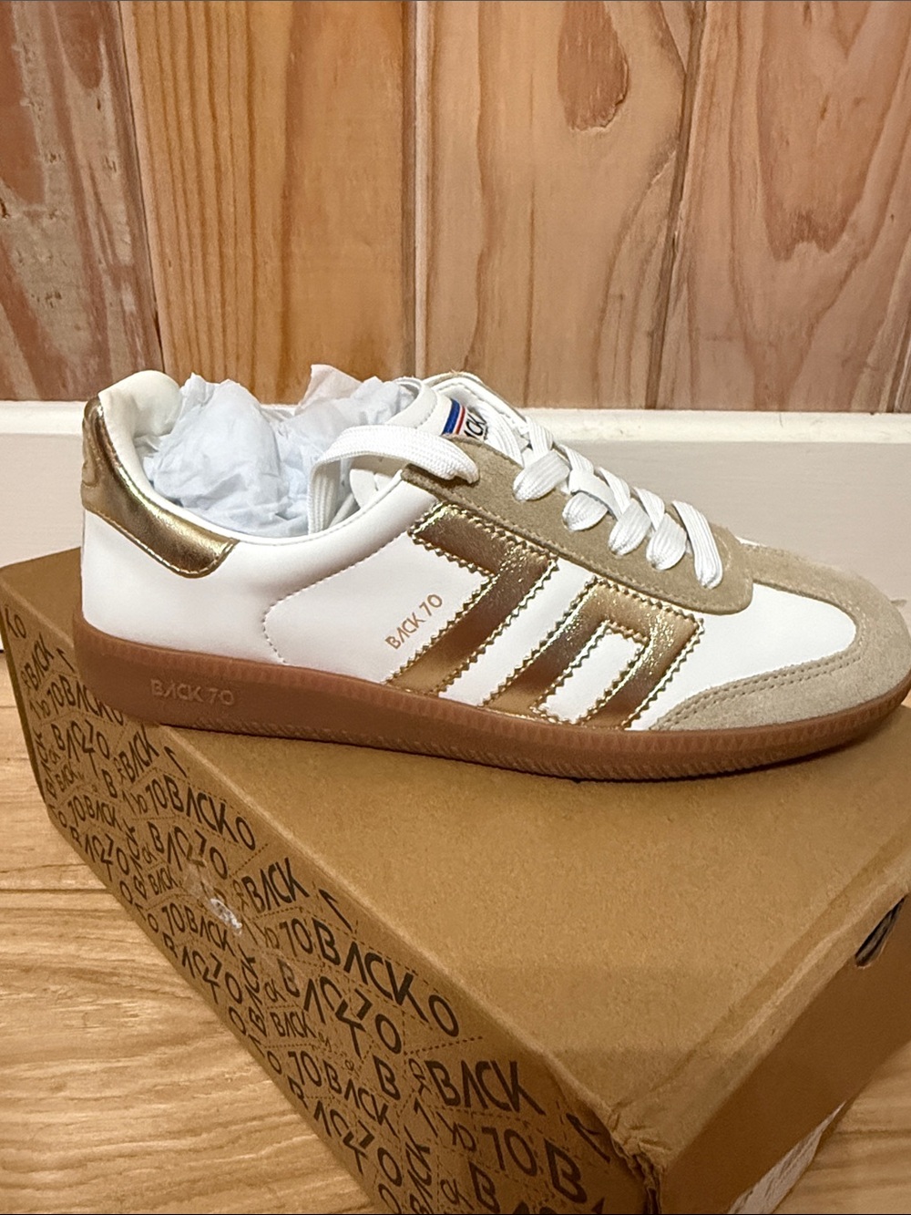 Back 70 Streetwear Retro Cloud Sneaker in Beige - Picture 2 of 7